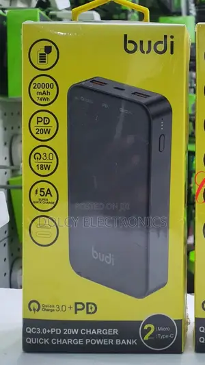 Budi Pb083b 20w 20000mah Quick Charge Power Bank