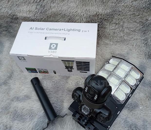 V380 Triple Lens 4g Solar Outdoor Camera