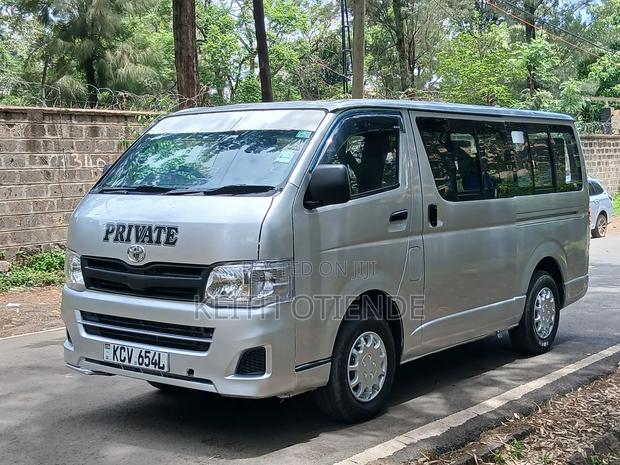 Toyota HiAce 2012 Silver - thumbnail 2