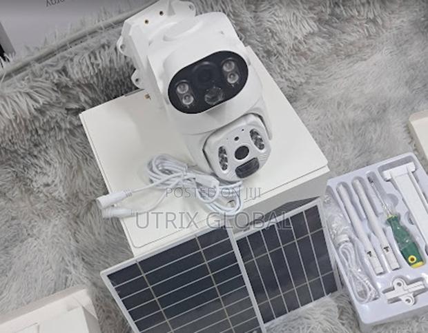 Ubox 6mp Dual Lens 4g Cctv Solar Camera