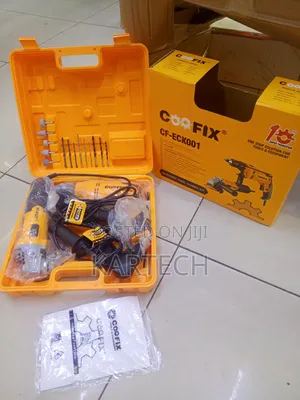 Coofix Essential Home Repair Diy Power Tool Combo (Drill+ Grinder)