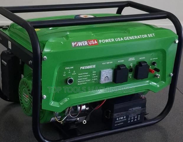 Power Usa 4kva Petrol Generator Key Start