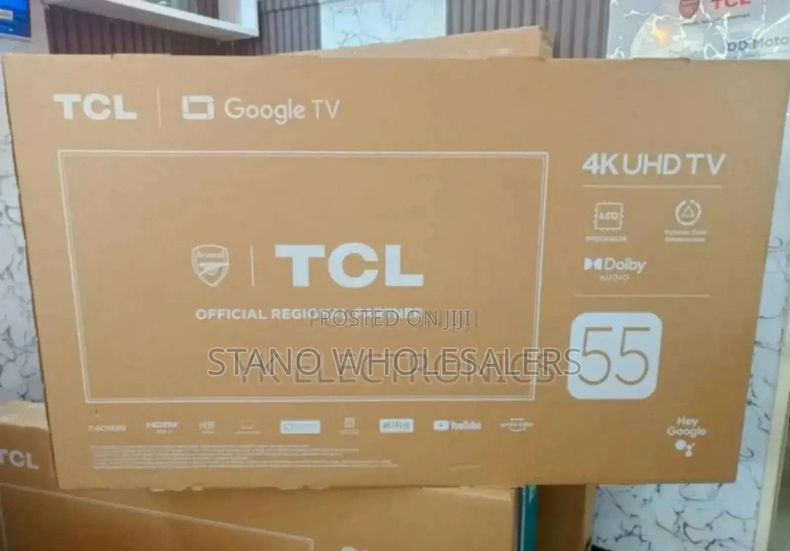New TCL 55inch Smart Tv Google Tv