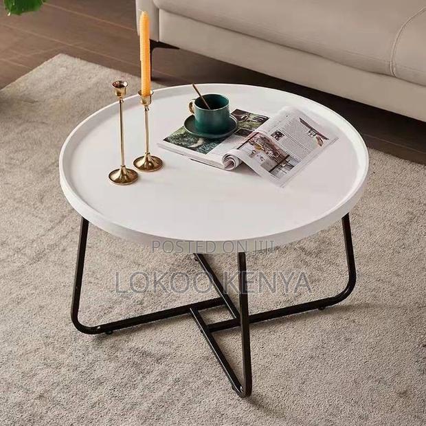 Coffee Table ; Wooden Round Coffee Table - thumbnail 17