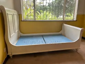 Solid Wooden Sleigh Bed Frame