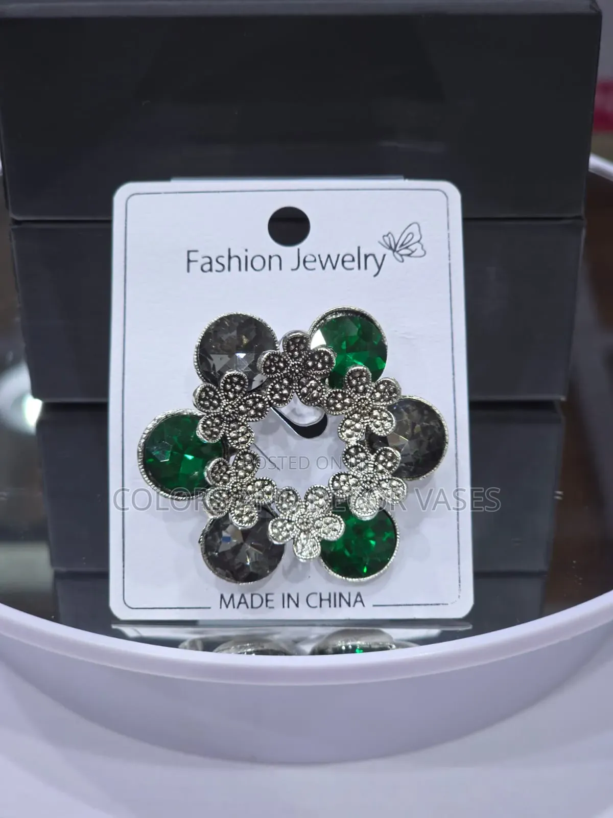 Emerald Brooch Available