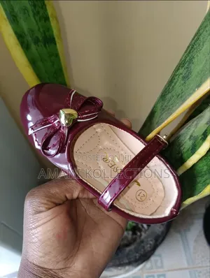 Princess Dolly Shoes (Maroon and Pink)
