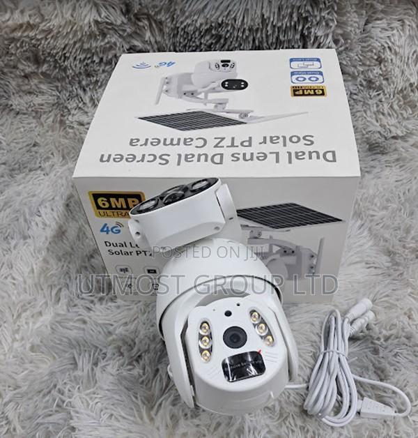 Ubox Smart 6mp Dual Panel 4g Solar CCTV Camera