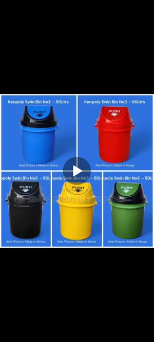 50l Kenpoly Swing Dustbin