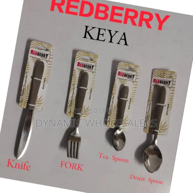 Redberry S.Steel Heavy Cuttlery Keya Series Dessert Spoons