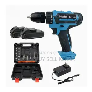 Longer Lasting Cordless Drill With Drilling and Impact Functions