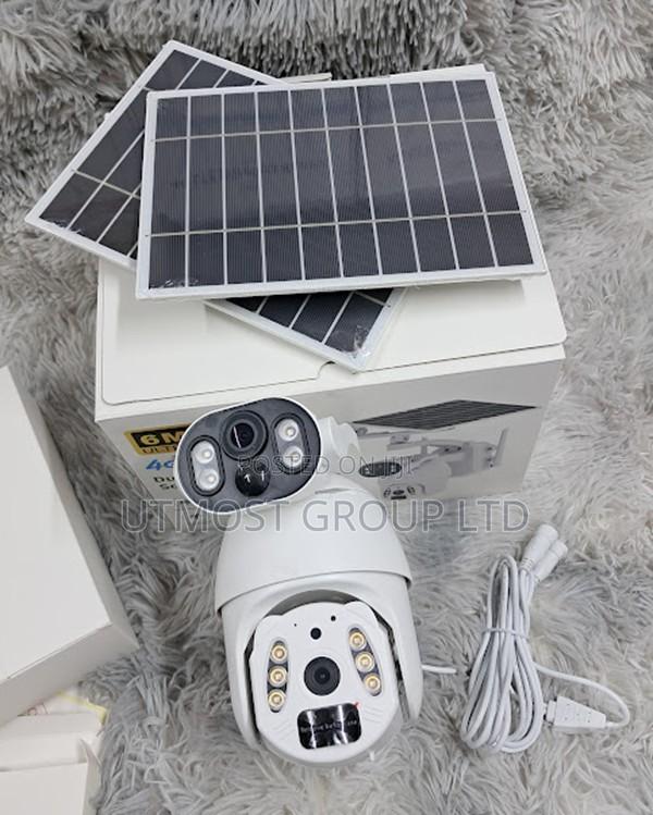 Ubox 6mp Outdoor Dual Panel Solar 4g PTZ Camera