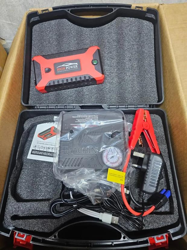 Multifuctional 2-in-1 Jump Starter + Air Compressor