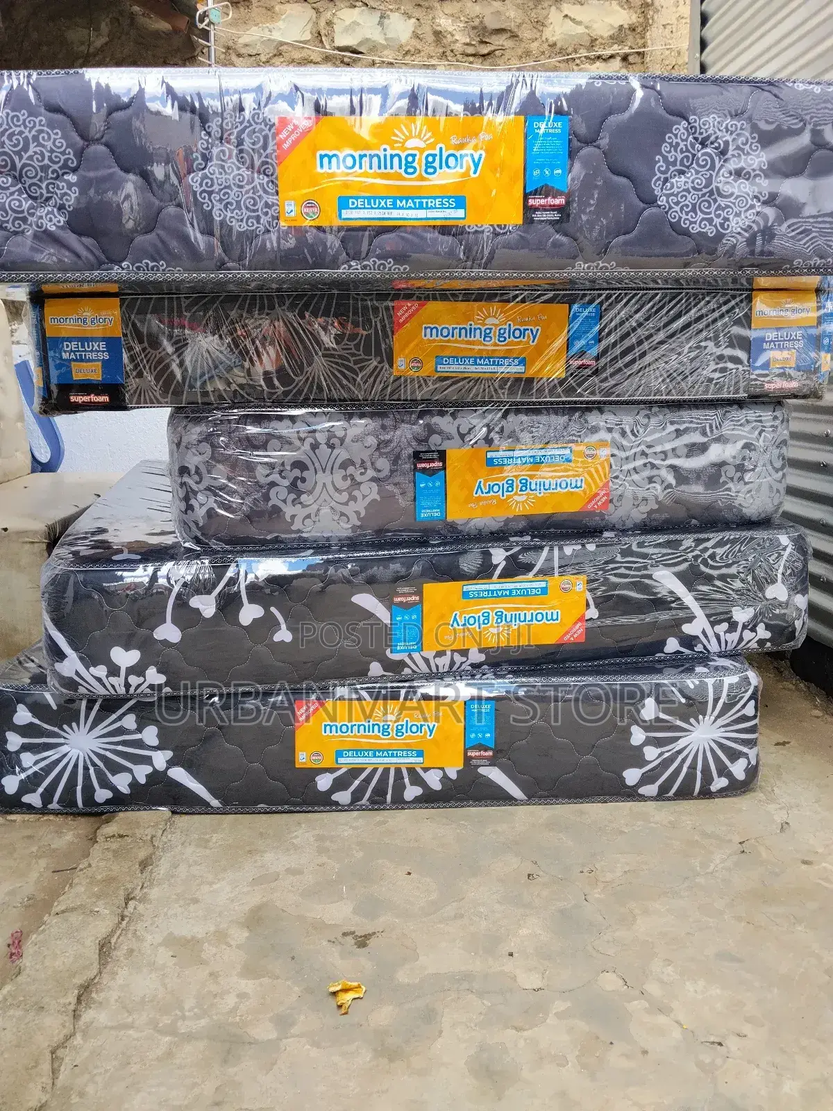 Morning Glory 4×6 Mattress – 6′′ Plain Top Extra Comfort