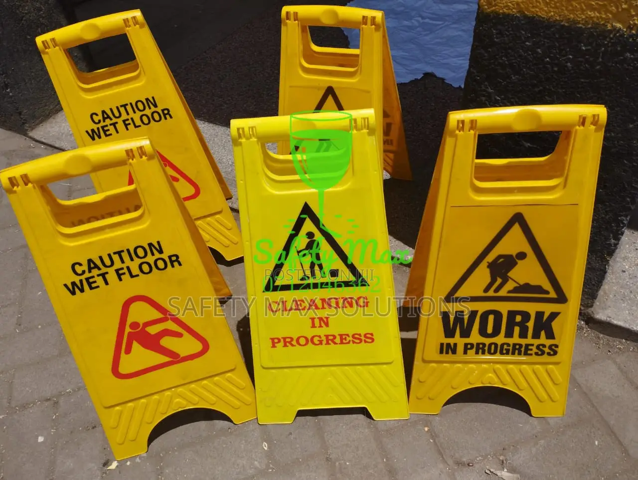 Wet Floor/Cleaning In Progress Signs