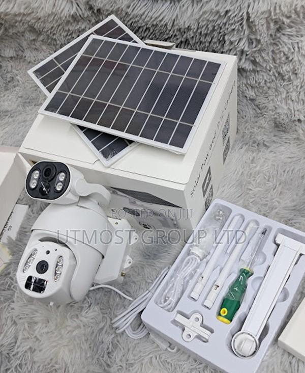 Ubox 6mp Dual Panel Dual Lens 4g Solar CCTV Camera - main view