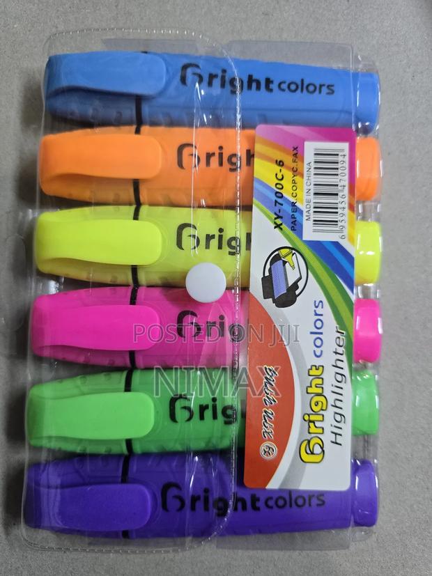 Highlighters Oil Based 6pack - thumbnail 2