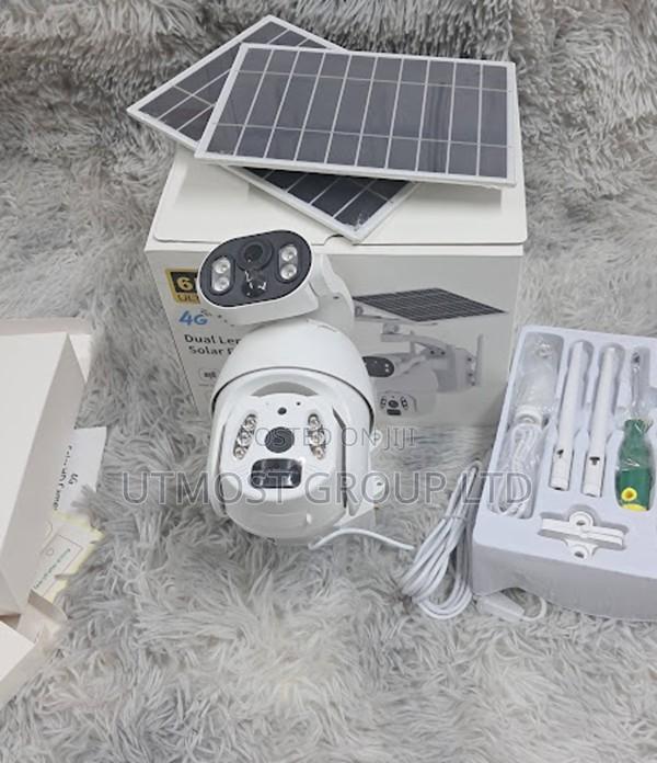 Ubox 6mp Dual Panel Solar 4g PTZ CCTV Dual Lens - main view