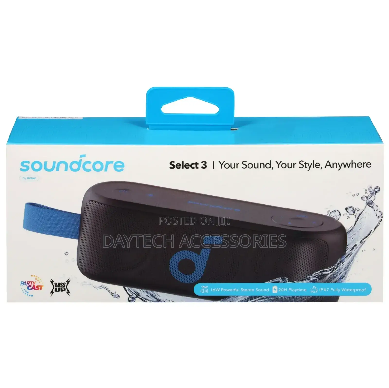 Anker Soundcore Select 3 Portable Outdoor Bluetooth Speaker