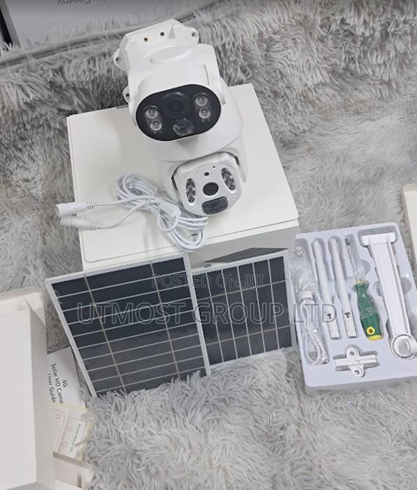 Ubox Dual Panel 6mp 4g Solar CCTV Camera - main view