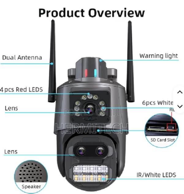 Anti-Theft Night Vision Wireless Solar CCTV Camera Outdoor - main view