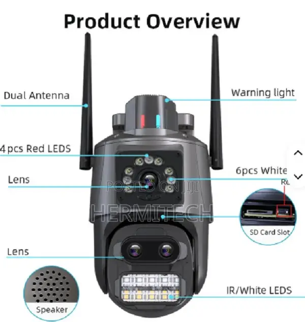Anti-Theft Night Vision Wireless Solar CCTV Camera Outdoor