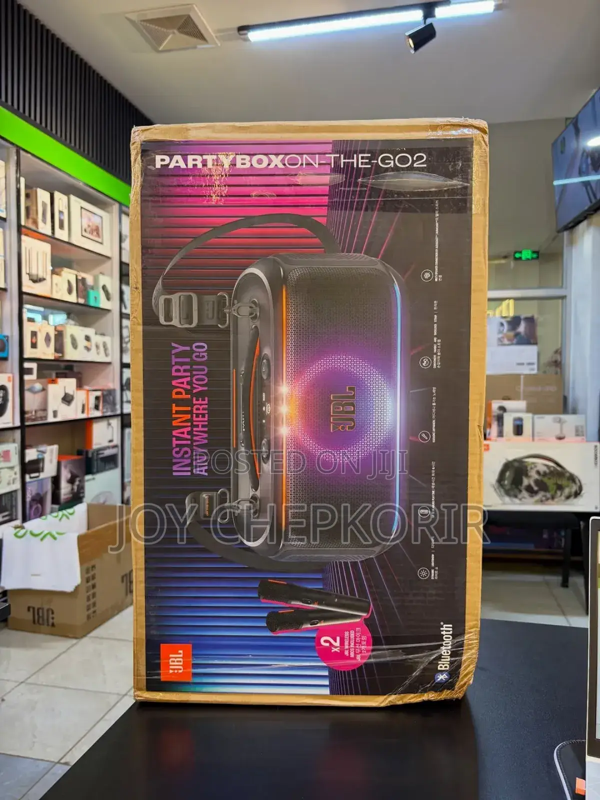 JBL Partybox on-the-Go 2 With 1 Mic