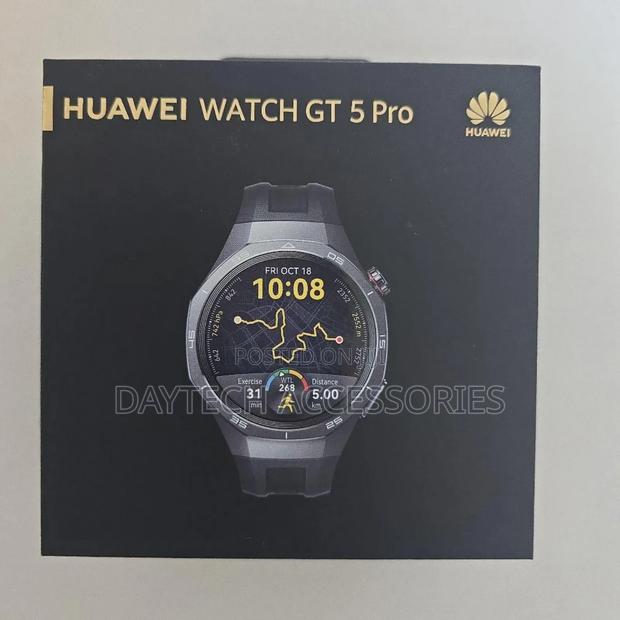 The Huawei Watch Gt 5 Pro Smartwatch.