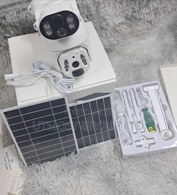 Ubox 6mp 4g Solar PTZ Camera Dual Lens Outdoor