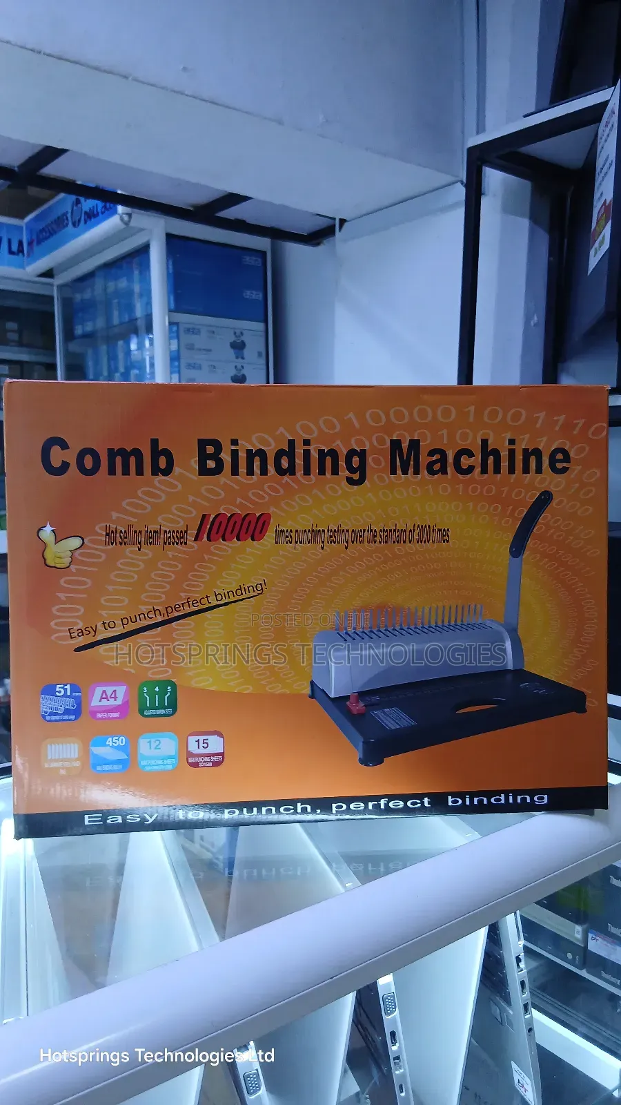 Comb Binding Machine