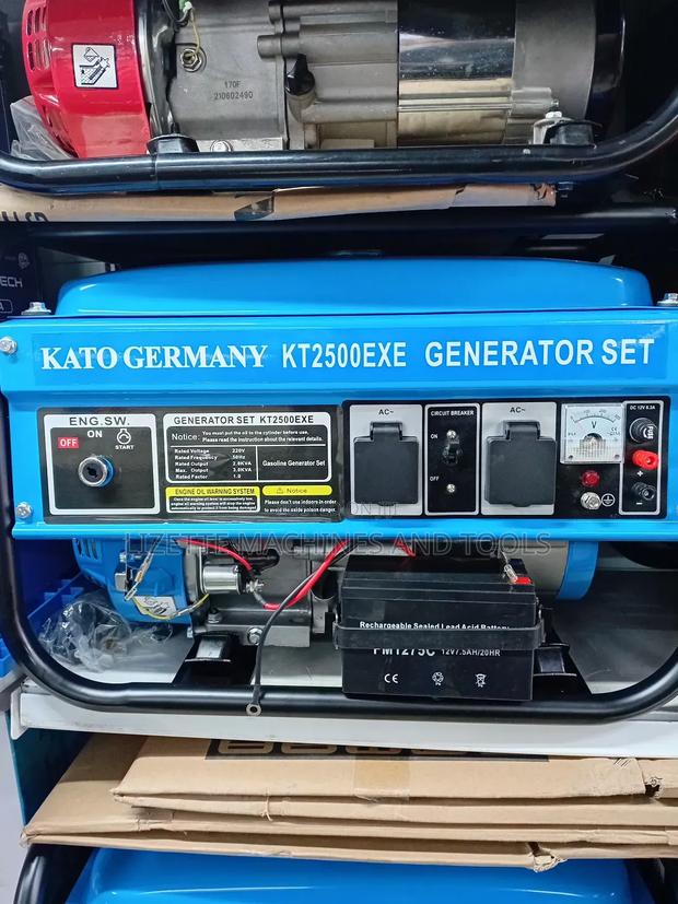 Kato Germany 3kva 4 Stroke Petrol Generator- Keystart - thumbnail 2