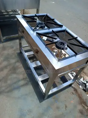 Commercial Stainless Steel Two Burner High Pressure