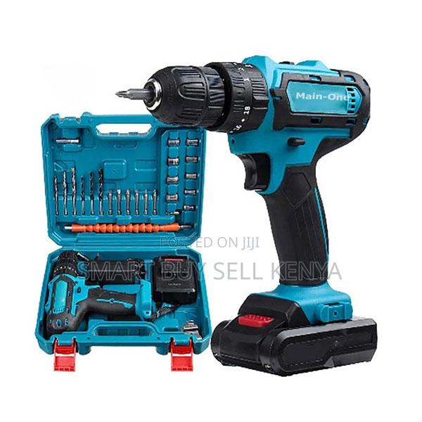 High Quality Material Cordless Drill With Drilling and Impact Function - main view