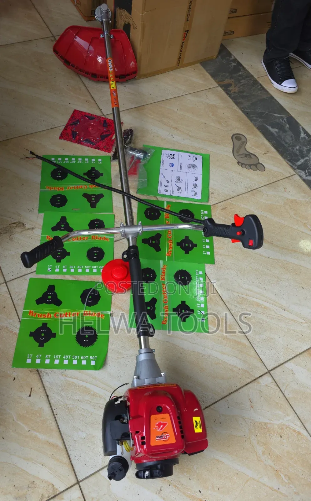 Brush Cutter 4" Stroke + 8 Blade