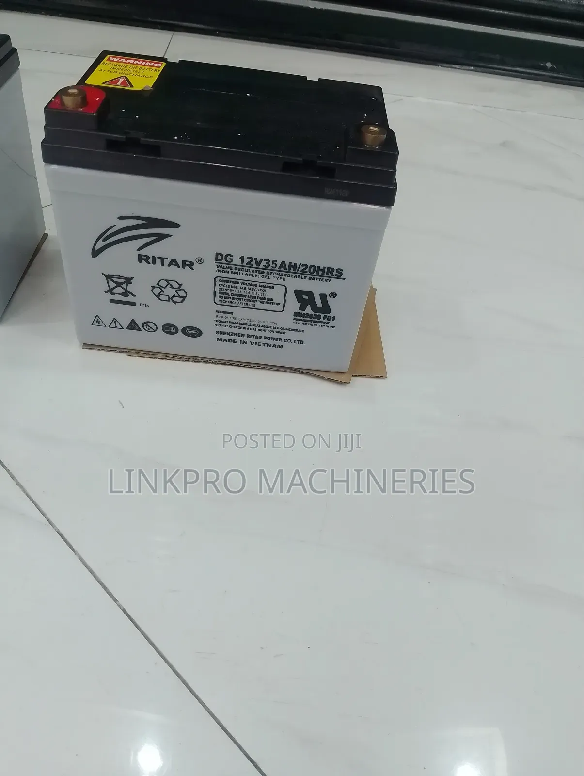 35ah 12v Ritar Gel Battery