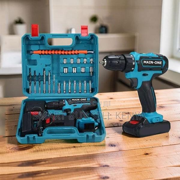 High Grade Professional Cordless Drill With Drilling, Impact Functions - main view