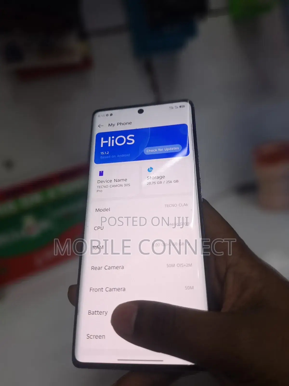 Tecno Camon 30S 256 GB Black