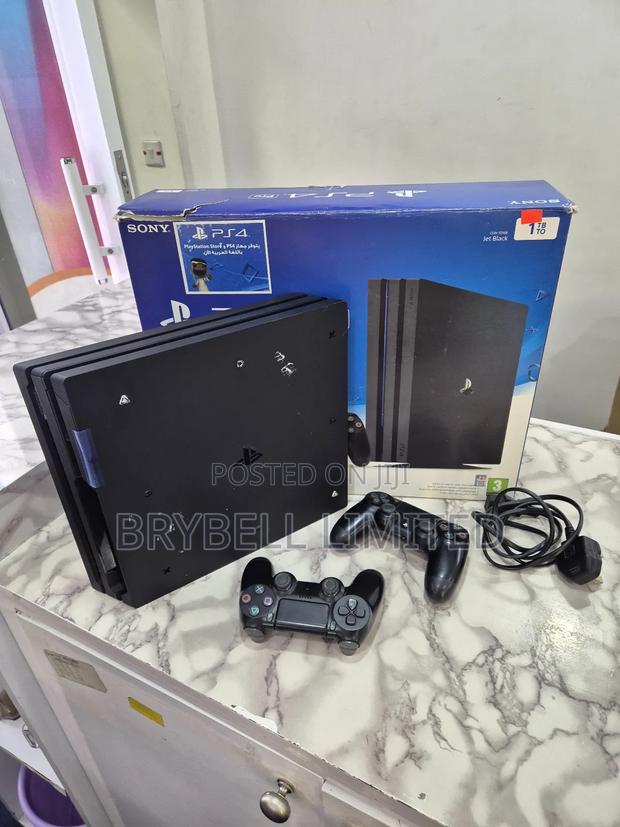 Playstation 4 Pro 1tb With 2 Games and 2 Controllers - thumbnail 4
