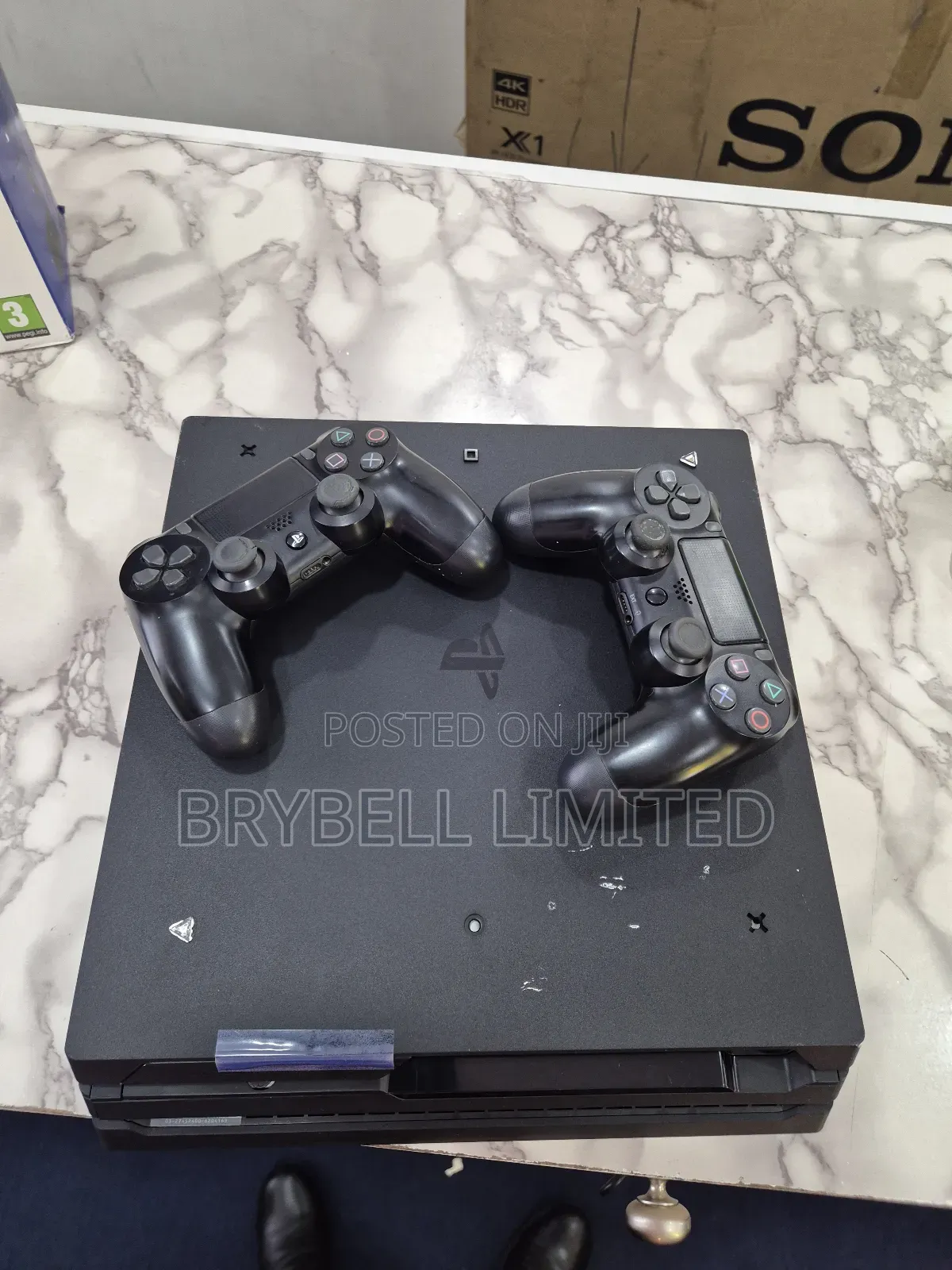 Playstation 4 Pro 1tb With 2 Games and 2 Controllers