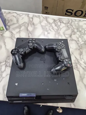 Playstation 4 Pro 1tb With 2 Games and 2 Controllers