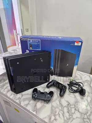 Playstation 4 Pro 1tb With 2 Games and 2 Controllers