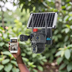 Full Color Night Vision 20mp Ultra 4g PTZ Triple Lens Solar Camera