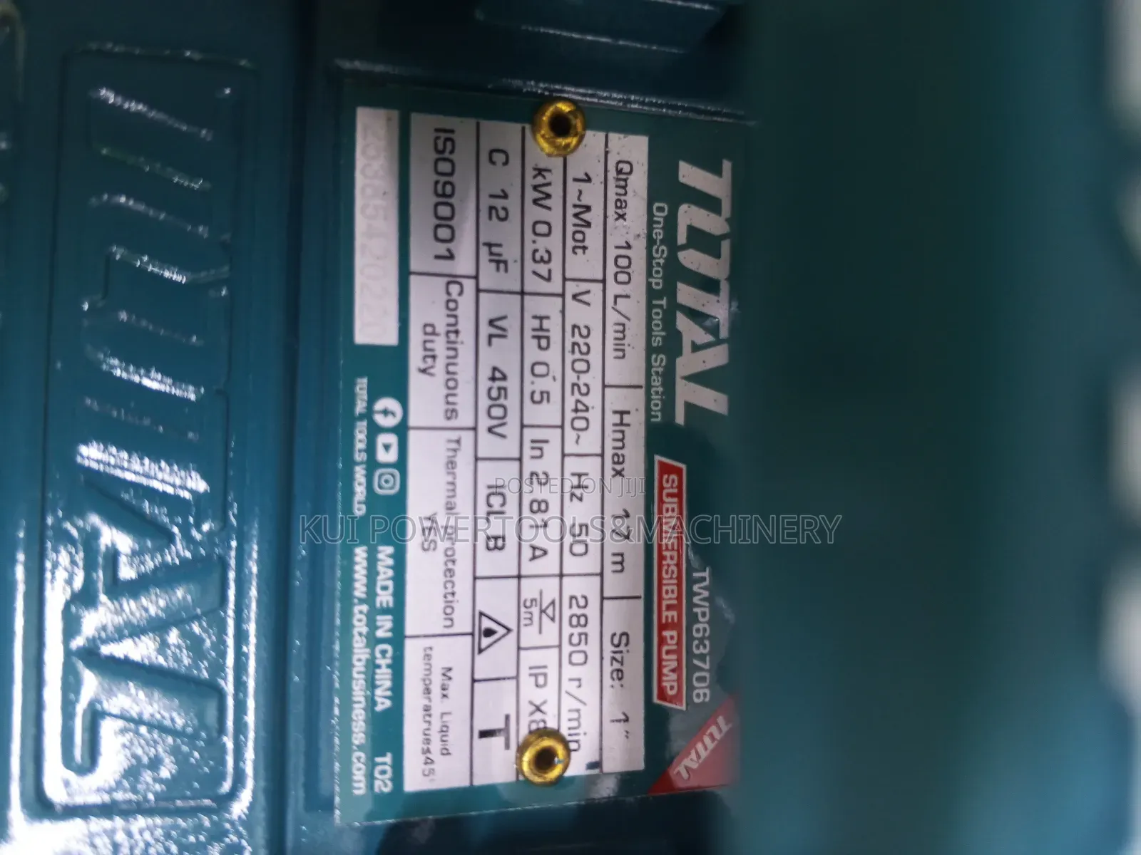 Total 0.5hp Submersible Water Pump/ 0.5hp Water Pump