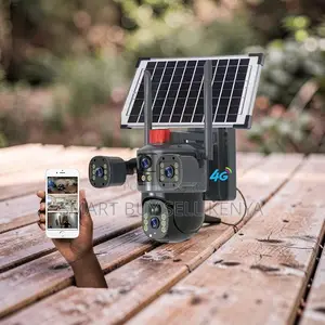 High Efficiency 20mp Ultra Hd 4g PTZ Triple Lens Solar Camera