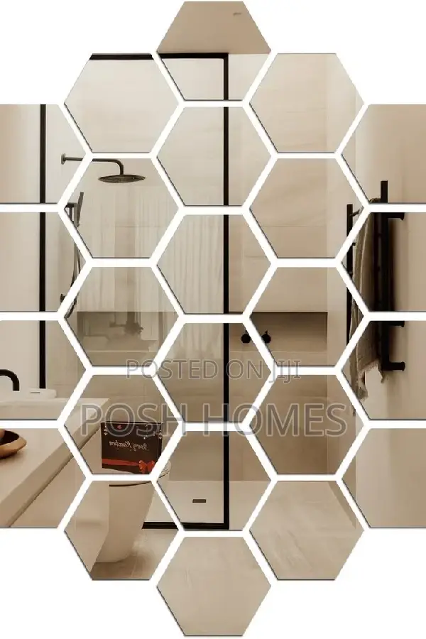 Art Decor Hexagonal Mirrors
