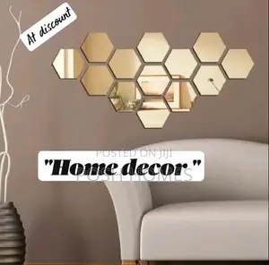 Gemstone Hexagonal Mirrors