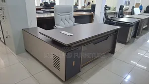 1.8m Executive Office Desk With Side Cabinet – Modern Ceo Manager Desk
