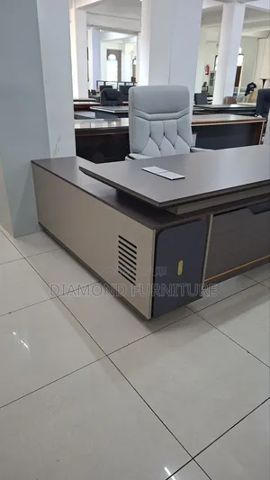 1.8m Executive Office Desk With Side Cabinet – Modern Ceo Manager Desk