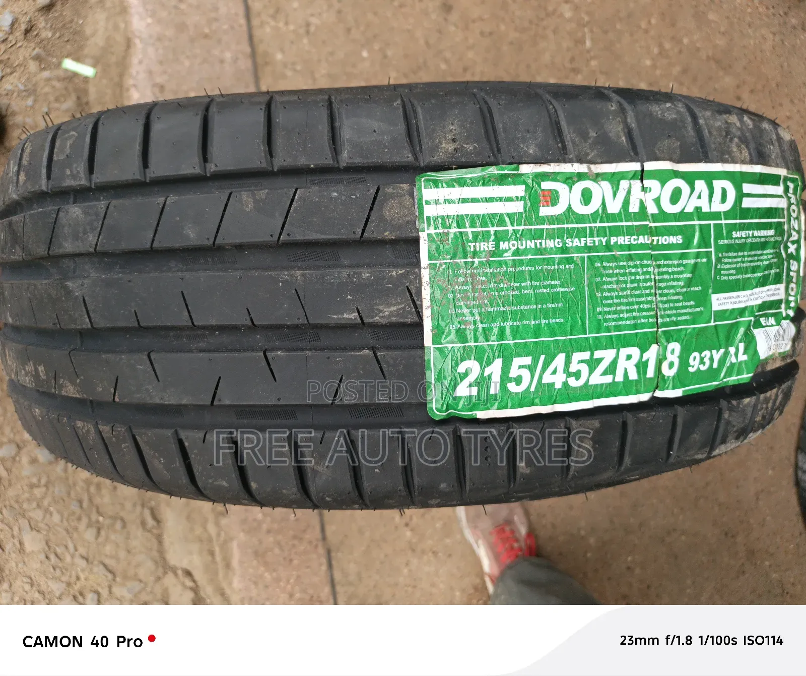 215/45r18 Dovroad