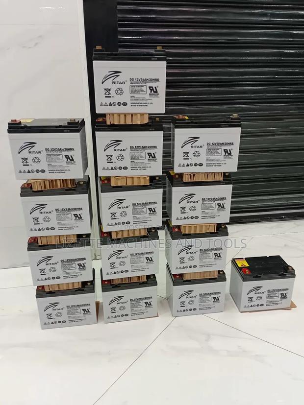 Ritar 35ah Maintenance-Free Deep Cycle Solar Battery 12v